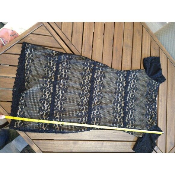 Cache Lace off-the-shoulder Dress Sm Y2K vintage Feminine Cottage Core - Picture 8 of 8